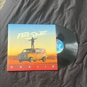 'Free Spirit' Vinyl Record - Black and Multicolor